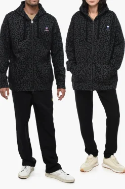 Felpa UNISEX in Cotone Felpato a Fantasia Animalier con Cappuccio>Hydrogen Online