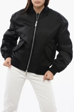 Hot FOR EVER Bomber Imbottito GAB in Nylon Donna Giubbotti