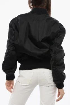 Hot FOR EVER Bomber Imbottito GAB in Nylon Donna Giubbotti