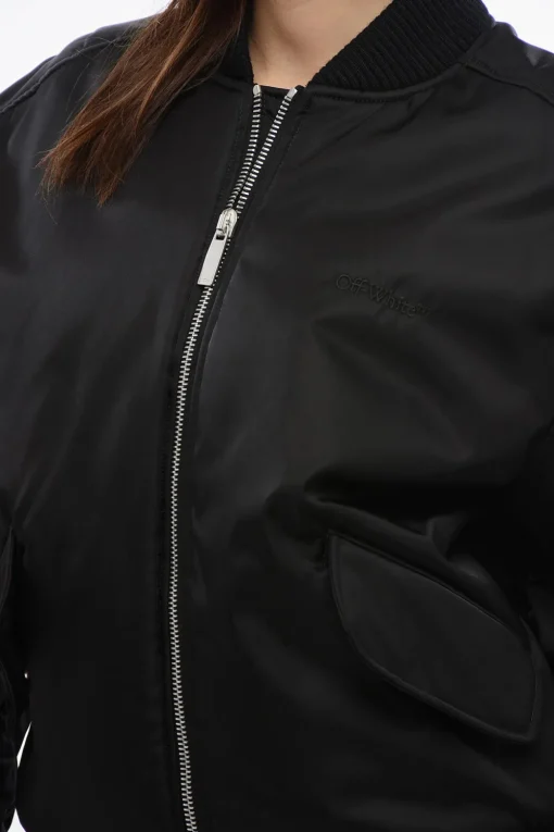 Hot FOR EVER Bomber Imbottito GAB in Nylon Donna Giubbotti