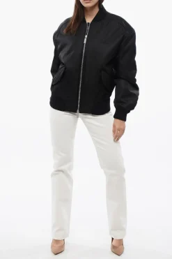 Hot FOR EVER Bomber Imbottito GAB in Nylon Donna Giubbotti