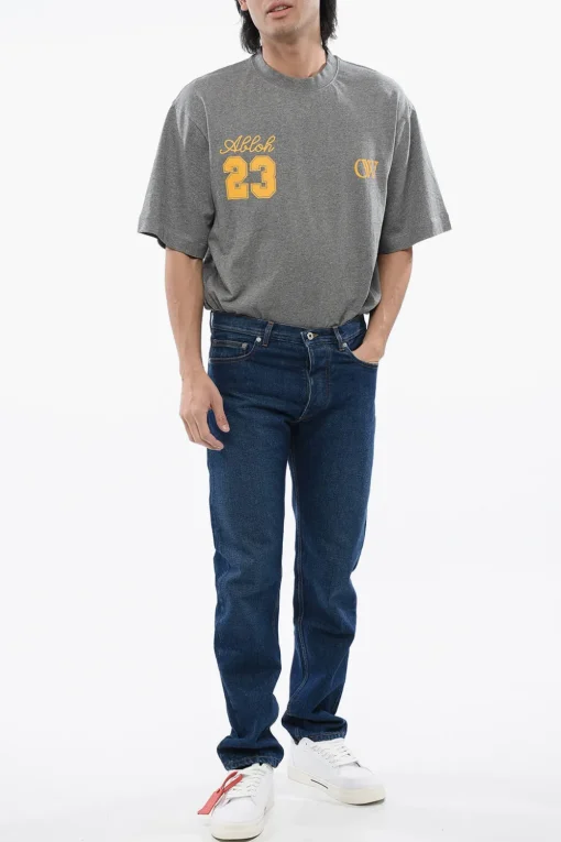 FOR EVER Jeans Tapered Fit a Vita Media 18cm>Off-White Online