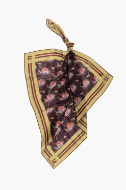 Foulard in Seta con Motivo Paisley Floreale>Dsquared2 Sale