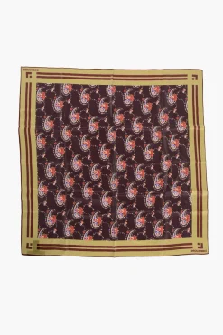 Foulard in Seta con Motivo Paisley Floreale></noscript>Dsquared2 Sale