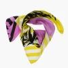 Clearance Foulard JUNGLE POP in Seta Donna Sciarpe E Foulard