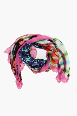 Foulard Multicolor a Fantasia Patchwork>Dsquared2 Fashion