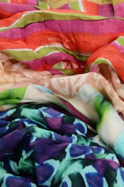 Foulard Multicolor a Fantasia Patchwork>Dsquared2 Fashion