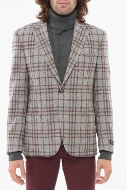Best FULLTIME Blazer In Lana con Tasche a Toppa Uomo Giacche