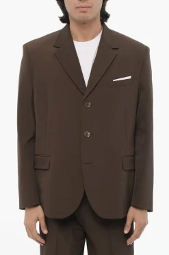 Giacca 3 Bottoni Slim Fit Due Spacchi Revers Classico>Neil Barrett Clearance