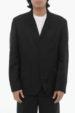New Giacca 3 Bottoni Slim Fit Due Spacchi Revers Classico Uomo Giacche