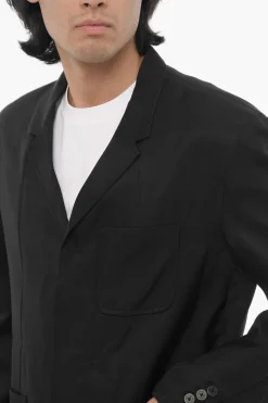 New Giacca 3 Bottoni Slim Fit Due Spacchi Revers Classico Uomo Giacche