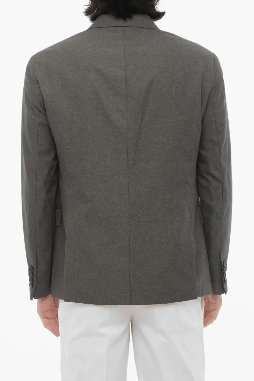 New Giacca 2 Bottoni Slim Fit Due Spacchi Revers Classico Uomo Giacche