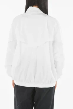 Giacca a Vento a Tinta Unita con Logo Ricamato>Nike Discount