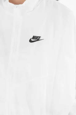 Giacca a Vento a Tinta Unita con Logo Ricamato></noscript>Nike Discount