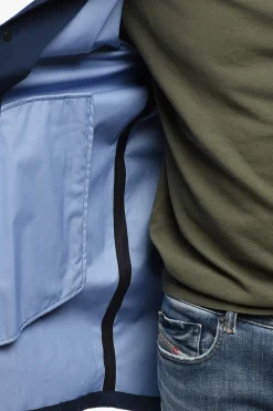 Fashion Giacca A Vento Con Cappuccio Removibile Uomo Giubbotti