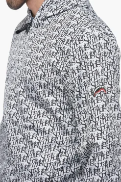 Fashion Giacca a Vento con Cappuccio e Stampa Logo Uomo Giubbotti