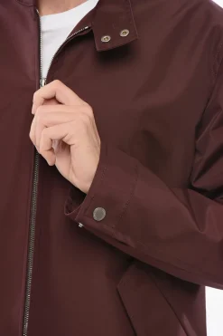 Discount Giacca a Vento con Collo Button Down Uomo Giubbotti
