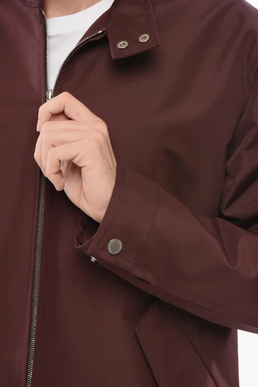Discount Giacca a Vento con Collo Button Down Uomo Giubbotti