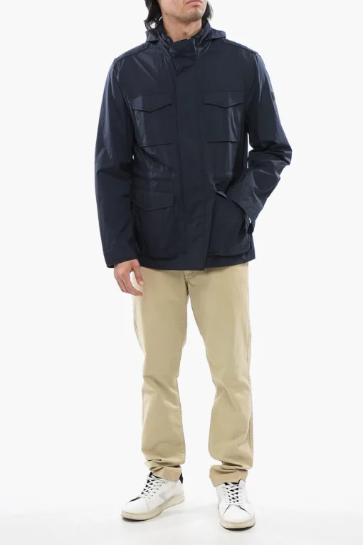 Giacca A Vento FIELD Con Cappuccio Estraibile>Woolrich Discount