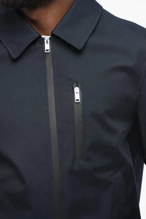 Fashion Giacca a Vento in Nylon con Zip Vulcanizzate Uomo Giubbotti