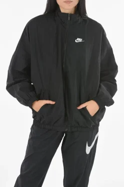 Giacca a Vento Oversized a 2 Tasche con Ciusura zip>Nike Best