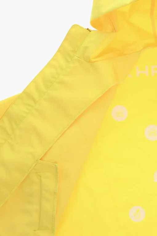 Giacca a Vento Oversized con Cappuccio e Dettaglio Zip>Khrisjoy Kids Clearance