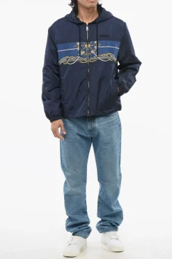 Giacca a Vento SAILOR in Nylon con Capuccio></noscript>Versace Outlet
