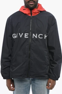Giacca a Vento STARS in Nylon con Logo Stampato>Givenchy Clearance