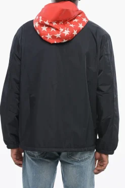 Giacca a Vento STARS in Nylon con Logo Stampato>Givenchy Clearance