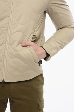 New Giacca A Vento Trapuntata In Ripstop Uomo Giubbotti