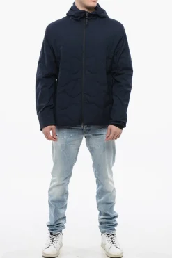 Giacca A Vento Trapuntato Con Cappuccio></noscript>Woolrich Outlet