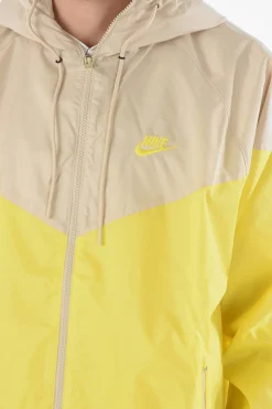 Giacca a Vento Ultra Leggera Bicolore con Cappuccio>Nike Fashion