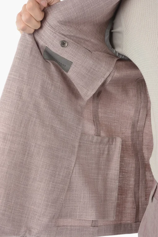 Sale giacca doppio petto VOGUE senza spacchi revers classico Uomo Giacche