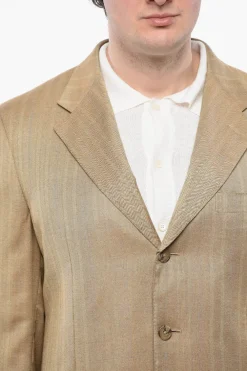 Online Giacca Foderata a 2 Bottoni Due spacchi E Revers Classico Uomo Giacche