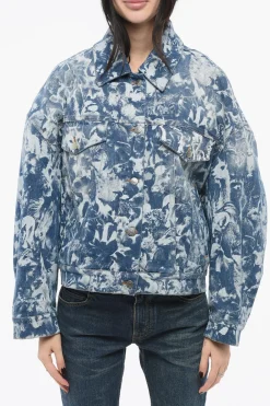 Giacca Oversize in Denim>Stella McCartney Clearance