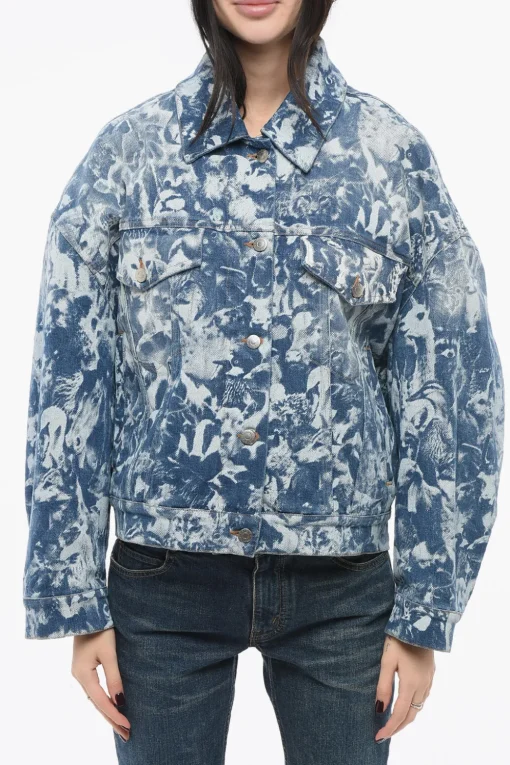 Giacca Oversize in Denim>Stella McCartney Clearance