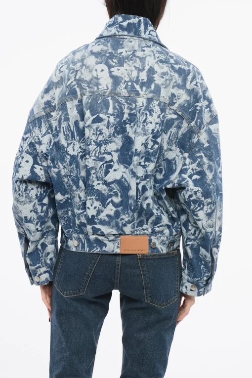 Giacca Oversize in Denim>Stella McCartney Clearance