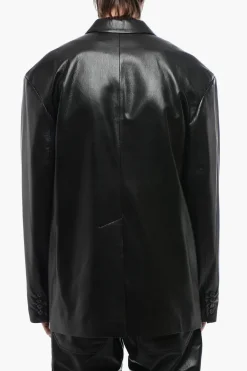 Giacca SANCO in Pelle Vegan Uno Spacco>Nanushka New