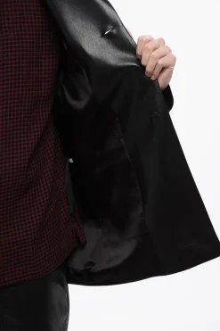 Giacca SANCO in Pelle Vegan Uno Spacco></noscript>Nanushka New