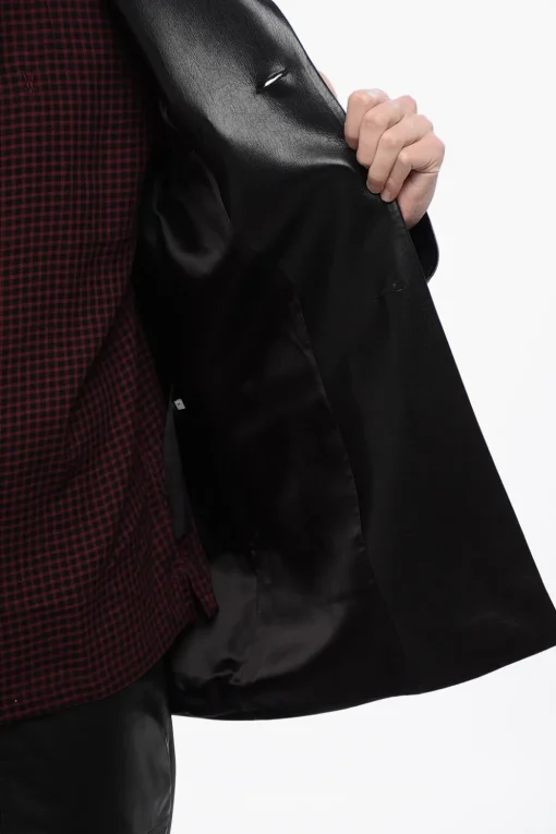 Giacca SANCO in Pelle Vegan Uno Spacco>Nanushka New