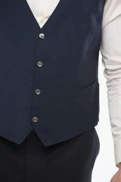 Sale Gilet 4 Bottoni In Lana Uomo Giacche