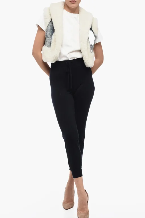 Gilet Cropped Fit in Shearling>Dolce & Gabbana Hot