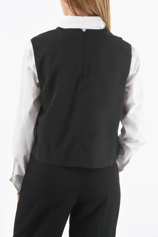 Gilet Girocollo DIAMOND con 3 Bottoni Laterali>Ixos Best