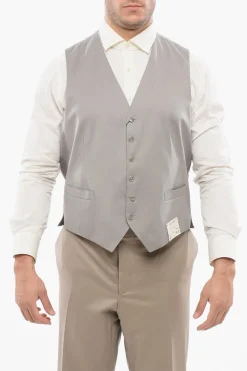 Gilet In Lana MASTER 6 Bottoni>CC Brothers New