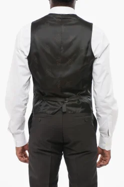 Online Gilet In Lana RESET 5 Bottoni Con Tasche A Filo Uomo Giacche