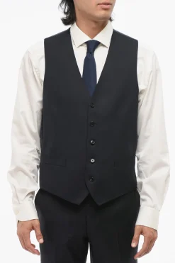 Best Gilet in Lana Vergine a Cinque Bottoni Uomo Giacche