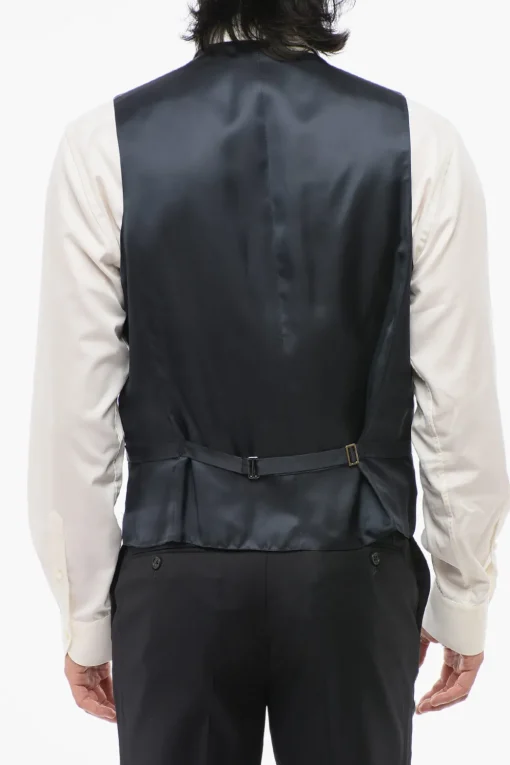 Best Gilet in Lana Vergine a Cinque Bottoni Uomo Giacche