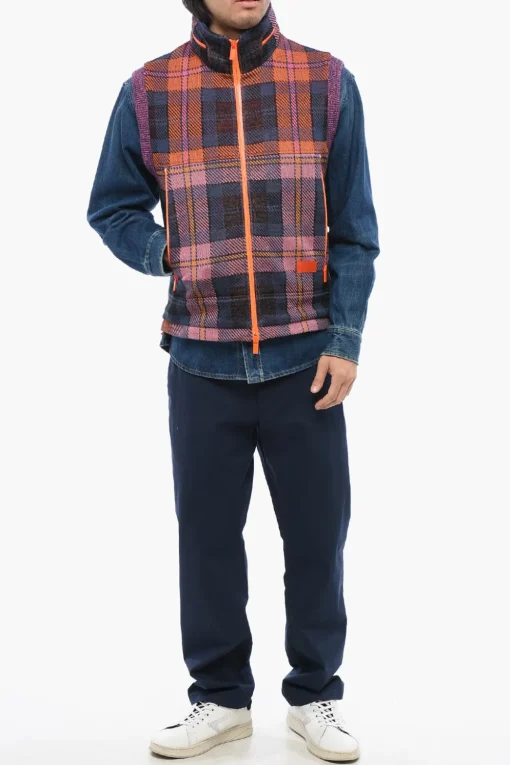 Best Gilet in Misto Lino con Cappuccio Estraibile Uomo Giacche