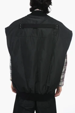 Hot Gilet Trapuntato JUMBO FLIGHT Oversize con Martingala Uomo Giubbotti