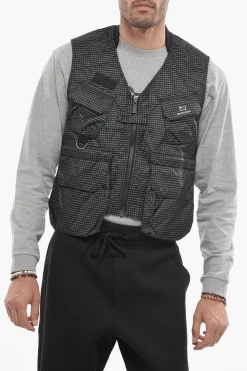 Fashion Gilet TSUNOOGA a Quadri con Taschino Uomo Giubbotti